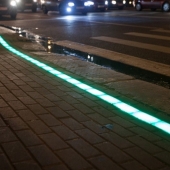 Первый лежачий светодиодный светофор в Москве