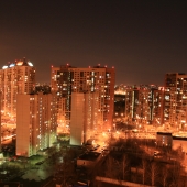 Ночной вид-панорама из окон