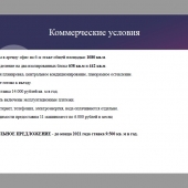 Коммерческие условия со специальным предложением