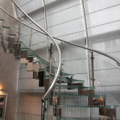 Витая лестница - тут тоже применяли триплекс