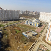 мкр. Левобережный, вид на соседнюю улицу