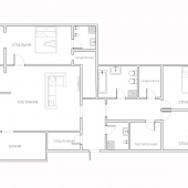 Продажа 4-х комнатной квартиры 320 кв. м. Хилков пер, 1 ЖК «Остоженка Парк Палас
