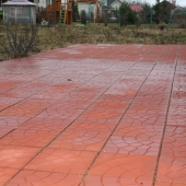 Покрытие перед домом