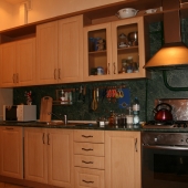 Кухня, встроенная техника, двухкомнатная квартира, Кутузовский 35
