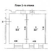 Поэтажный план первого этажа