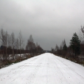 Дорога, как видите, чистая зимой