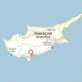 Карта Кипра и города Лимассол