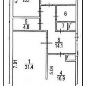 Общая схема квартиры