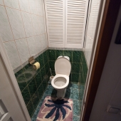 Туалет в квартире 9-го микрорайона Тёплого Стана, улица Академика Бакулева