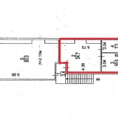 План-схема 3-х офисных комнат и подсобного помещения