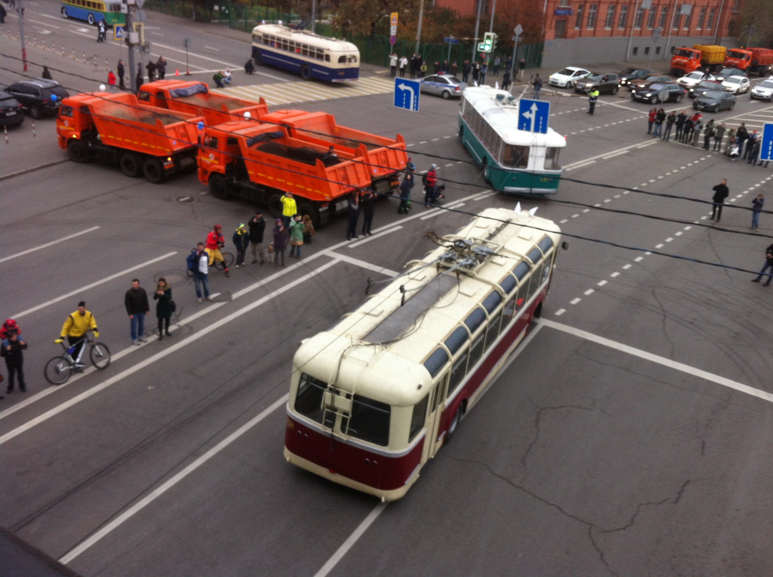 Троллейбусы прошлого Москвы